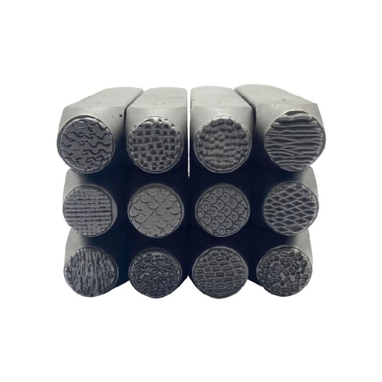 Set of 12 Essential Metal Chisel Tool Set Jewelry Engraving Tool Pattern Making Equipment for Jewelry Making Enthusiasts