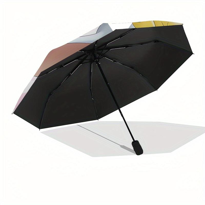 Dumbo,Elephant,Circus Fashion Umbrella, Automatic Opening and Closing Cartoon Design, Iron Ribs and Handle, 8 Ribs, Suitable for All Occasio