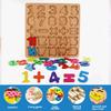 Wooden Puzzles for Toddlers Montessori Baby Learning Alphabet Number Shape Puzzle Toys Kids Educational Matching Board Wood Game