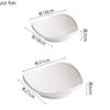 Pure White Irregular Ceramic Triangular Bowl Salad Bowl Dessert Sushi Bowls Molecular Cuisine Display Bowls Specialty Tableware