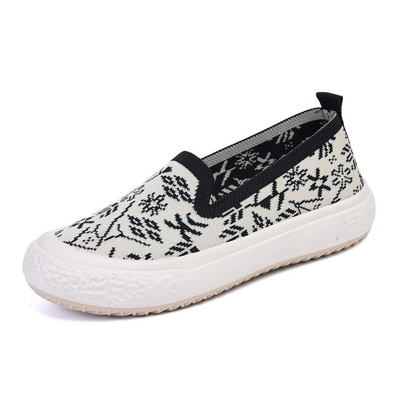 Shoes Women's Spring and Autumn Thin Fisherman Shoes One Pedal Casual Mom Shoes Breathable Platform Sneakers