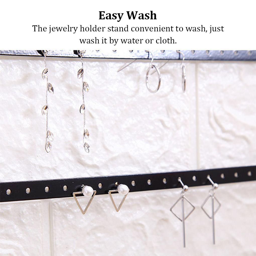 Earrings Display Holder Ear Studs Hanging Rack Large Capacity Jewelry Storage Organizer Rings Jewelries Stand Bracket Home