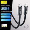 Baimo USB4 To Thunderbolt 4 Cable: 240W Fast Charge, High-Speed Data Transfer, 8K UHD Screen Projection.