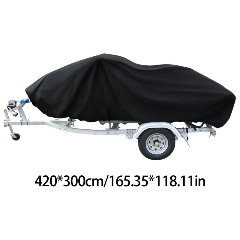 Boats Dusts Protecting Cover Professional Universals Kayaks Cover with Stretch Border for Craft Storage Hauling