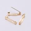 50Pieces Safety Bar Pins Secure Back Clasp with Easy Sewing Holes For Craft Project Sewing And Creative Accessories Kits