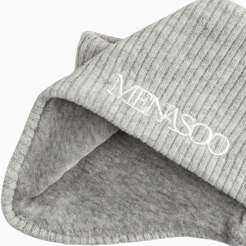 MENASOO Menasoo Reversible Wool Headband_White Melange
