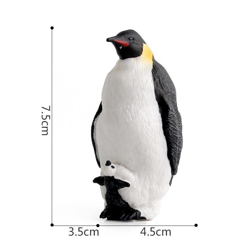 Penguin Model Toy - Children's Cross-border Cognitive Simulation of Emperor & African Marine Animals