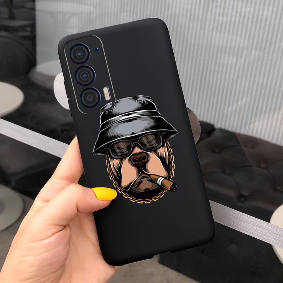 Silicon Case For Motorola Edge (2021) / Edge 5G UW (2021) Fashion Sunflower Daisy Pattern Soft Phone Cases For Edge 2021 XT2141