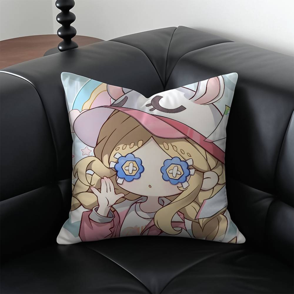 

IIdentity V Anime Pillow Case Antidustmite Pillowcase Invisible zipper silky short plush Sofa cushion cover 30X30cm
