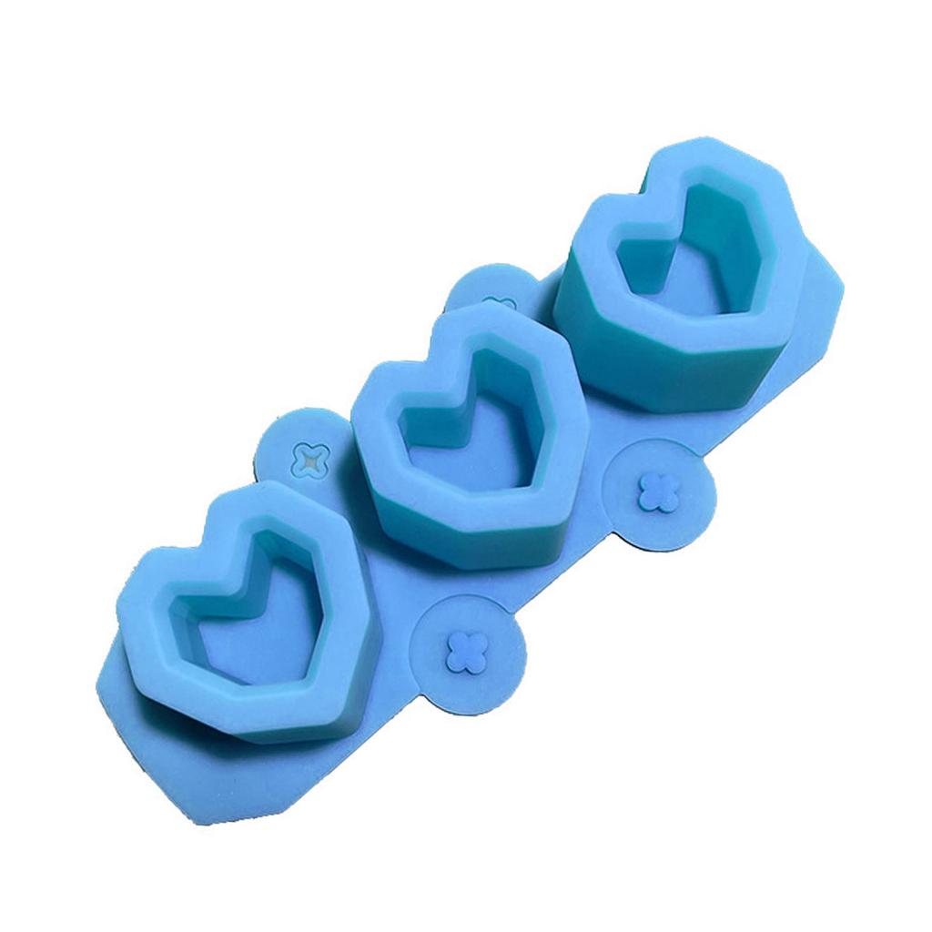 3 Hole Silicone Concrete Molds Flowerpot Concrete Mold Flowerpot Succulent Plant Gypsum Flowerpot Holder DIY Clay Mould