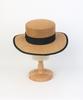 Yunibeosyeolkemiseuteuli Edge Taping Brown Long Panama Hat Panama Hat