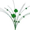 St. St. Patrick's Day Künstlicher Klee-Stecker Blume Simulierte Klee-Stange Floraler Stecker Künstliche Blumenanordnung Tischmittelstück Festival Party