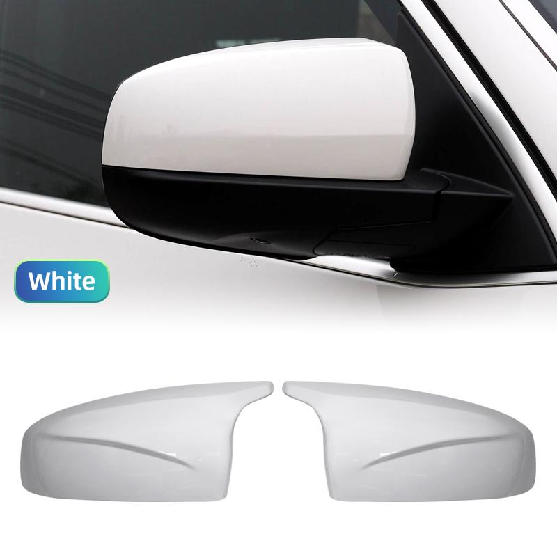 Excellent Facelifted Side Wing Modified For BMW X5 E70 X6 E71 2007-2013 Mirror Cover Caps Bright Black Carbon Fiber Pattern