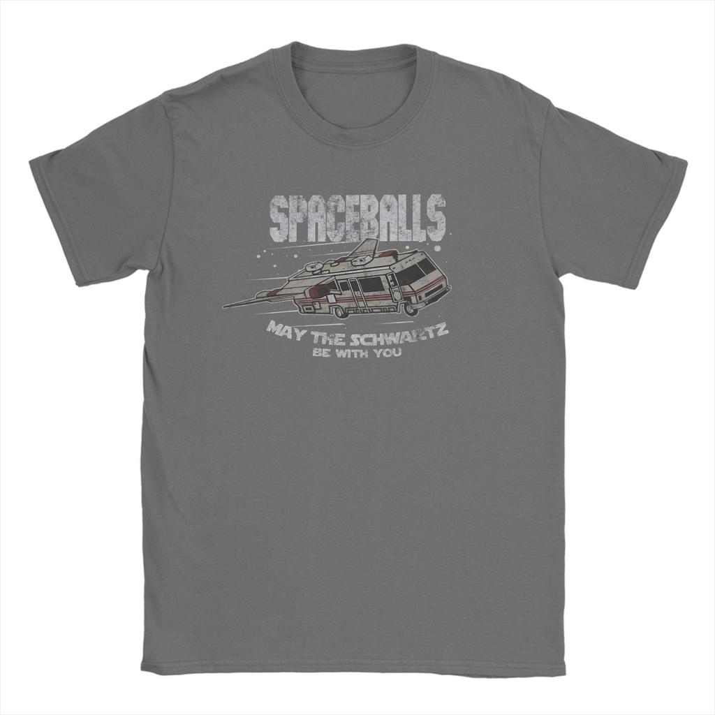 Awesome Spaceballs RV May the Schwartz Be With You TShirts Unisex Crewneck Cotton T Shirt Short Sleeve Tees 6XL Clothes