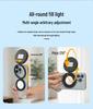 Portable Magnetic Fill Light & Makeup Mirror for Live Streaming and Travel