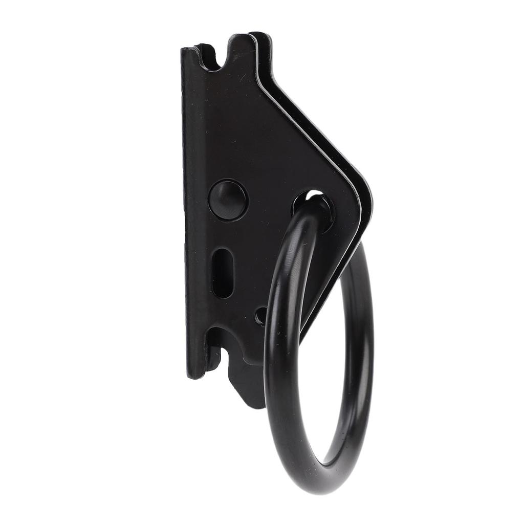 10PCS E Track O Rings Tie Down Anchors Heavy Duty Steel Secure Cargo in Trailers Trucks Working Load Limit 2500lbs Black