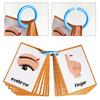 Montessori Flashcards Early Educational Double Side Vocabulary Cards Toddler Teaching Aids English Vocabulary
