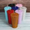 500ml/750ml Glitter Coffee Cup Insulated Stainless Steel Water Bottle Durable Vacuum Flasks  Girl