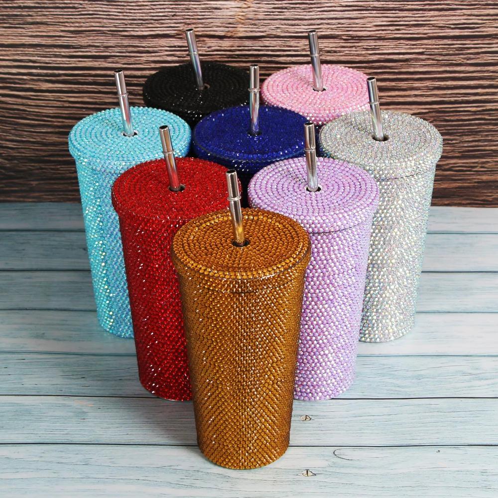 500ml/750ml Glitter Coffee Cup Insulated Stainless Steel Water Bottle Durable Vacuum Flasks  Girl