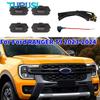 Amber White for Ford Ranger Wildtrack T9 2023 2024 2025 Car Front Grille LED Light Modified Vehicle Daytime Running Lamp