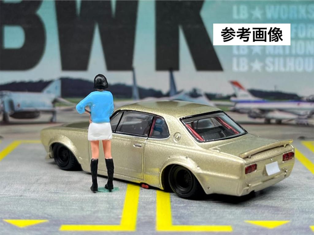 MiniRealm 1/64 Scale Figure Model Girl MR0065 Model Diorama Miniature Car Miniature [Parallel Import]