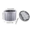 Waterproof Outdoor Folding Toilet with Storage Bag Car Trash Can Compact Portable Potty  Camping