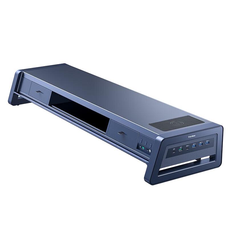 Deerway Extended Metal Monitor Riser with USB 3.0 Hub & Fast Charge