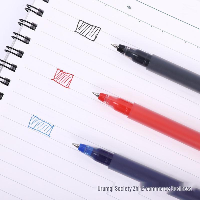 Large Capacity Bullet-Shaped 0.5mm Disposable Pen for Exams and Office Use