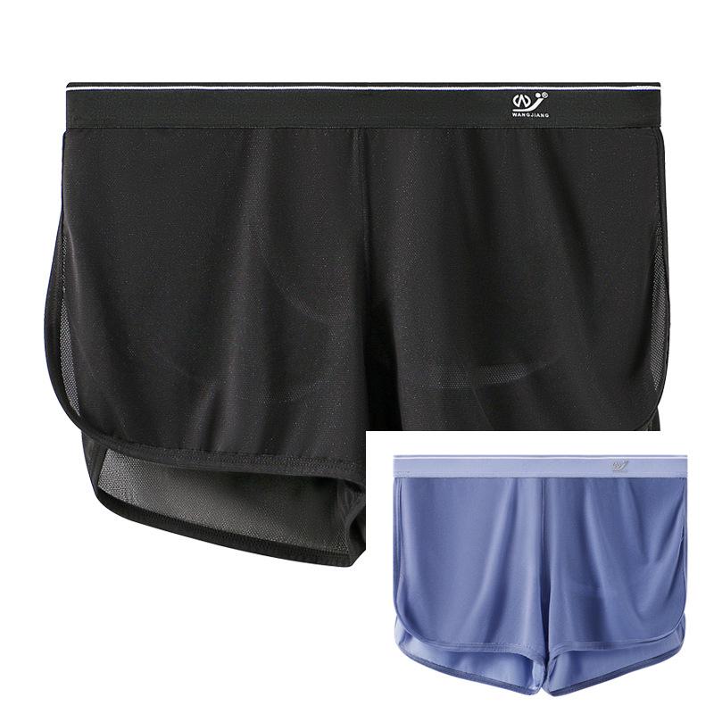 Pánské letní ledové hedvábné síťované A-střihové spánkové slipy - Prodyšné a sexy