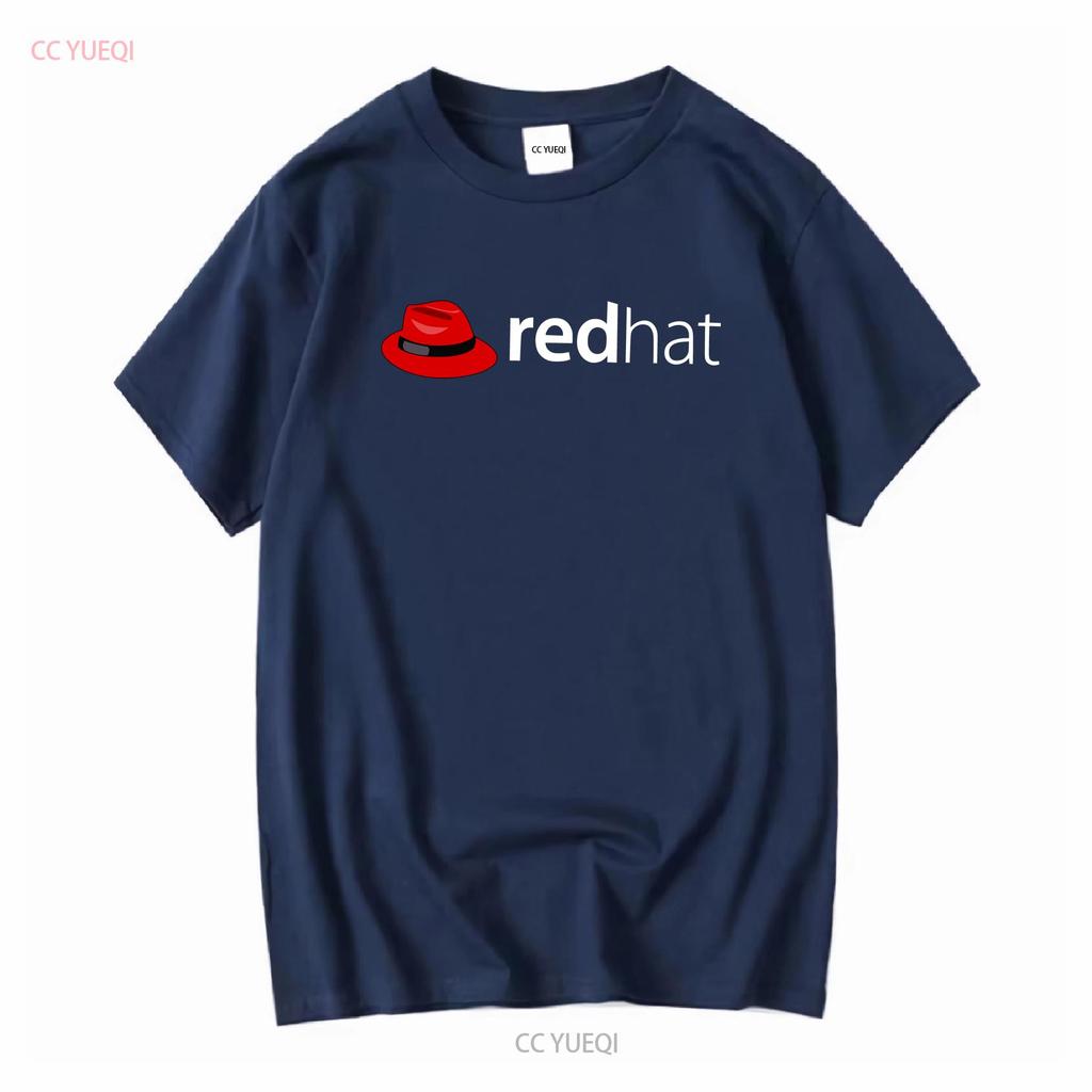 Linux Redhat Liebhaber T-Shirt Pinguin Tux Open Source OS Männer Jugend Mädchen Frauen T-Shirt Mehr Farben und Größen Vintage Gewaschen Bequem