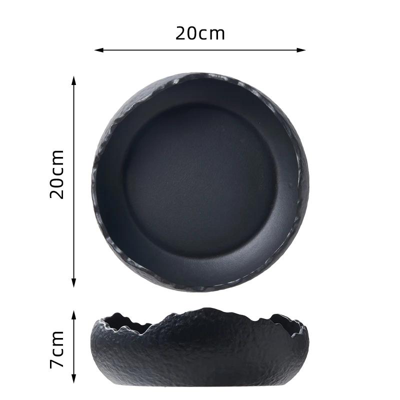 Ceramic Eggshell Bowl Dessert Bowl Advanced Fine Fruit Salad Cold Dishes Bowl Hotel Tableware Molecular Cuisine