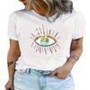 Short-sleeved T-shirt European and American summer new women's fashion casual home commuting versatile round neck short-sleeved T-shirt