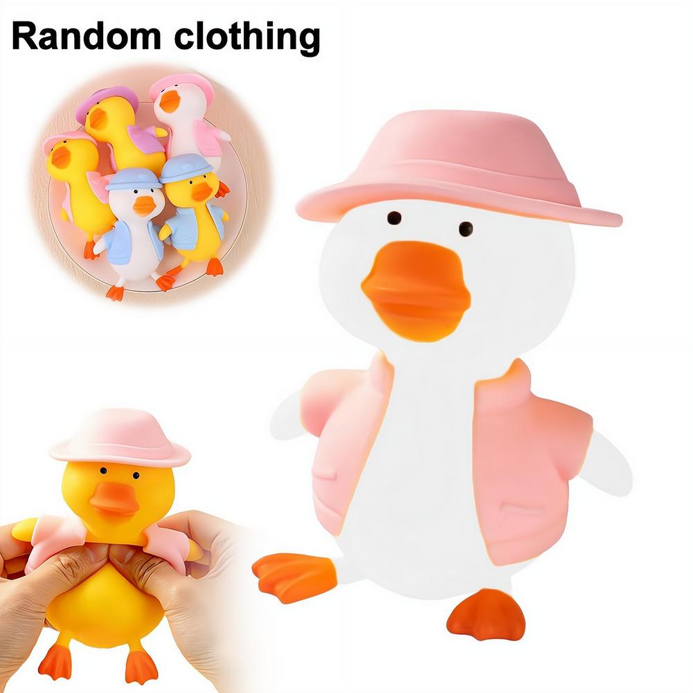 New Duck Shape Slow Rising Squeeze Cartoon Animal Slow Rebound Rebound Ball Tpr Stress Relief Birthday Gift