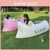 Bekväm Bärbar Uppblåsbar Soffa Luftmadrass För Utomhuscamping Och Fritid