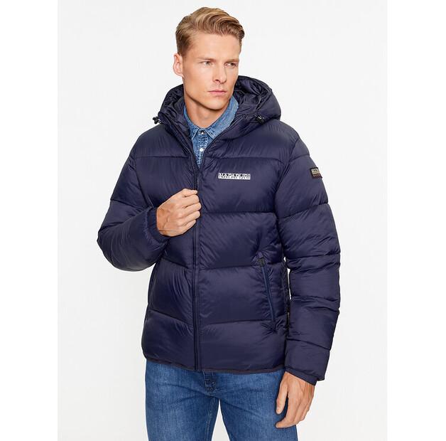 Winter Jacket Napapijri A-Suomi NP0A4GJE Dark Blue Standard Fit
