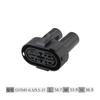 4 Pin Auto Waterproof Connector 506A/B/C Fan Controller Plug 1H0973204 1H0 973 204