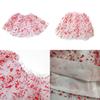 Polyester Halloween Blood Stain Half Skirt With Mesh And Tutu Features