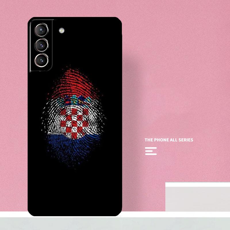 Croatia Flag Phone Case For Samsung Galaxy S25 S26 Ultra S20 S21 S22 S23 S24 S10 Plus S25 FE Cover Coque