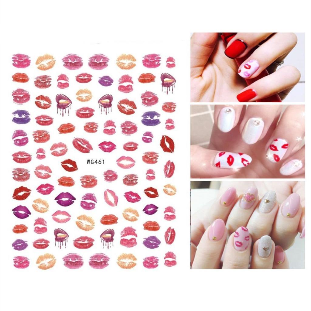 1pc 3D Nail Stickers Spring Summer Natural Flower Leaves Simulation Dried Flower Dragonfly Nail Applique Water Slides Decoration