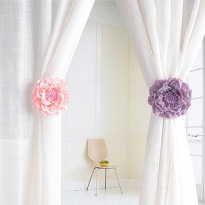Flower Tieback Portable Delicate Colorful Curtain Tie Holder for Home