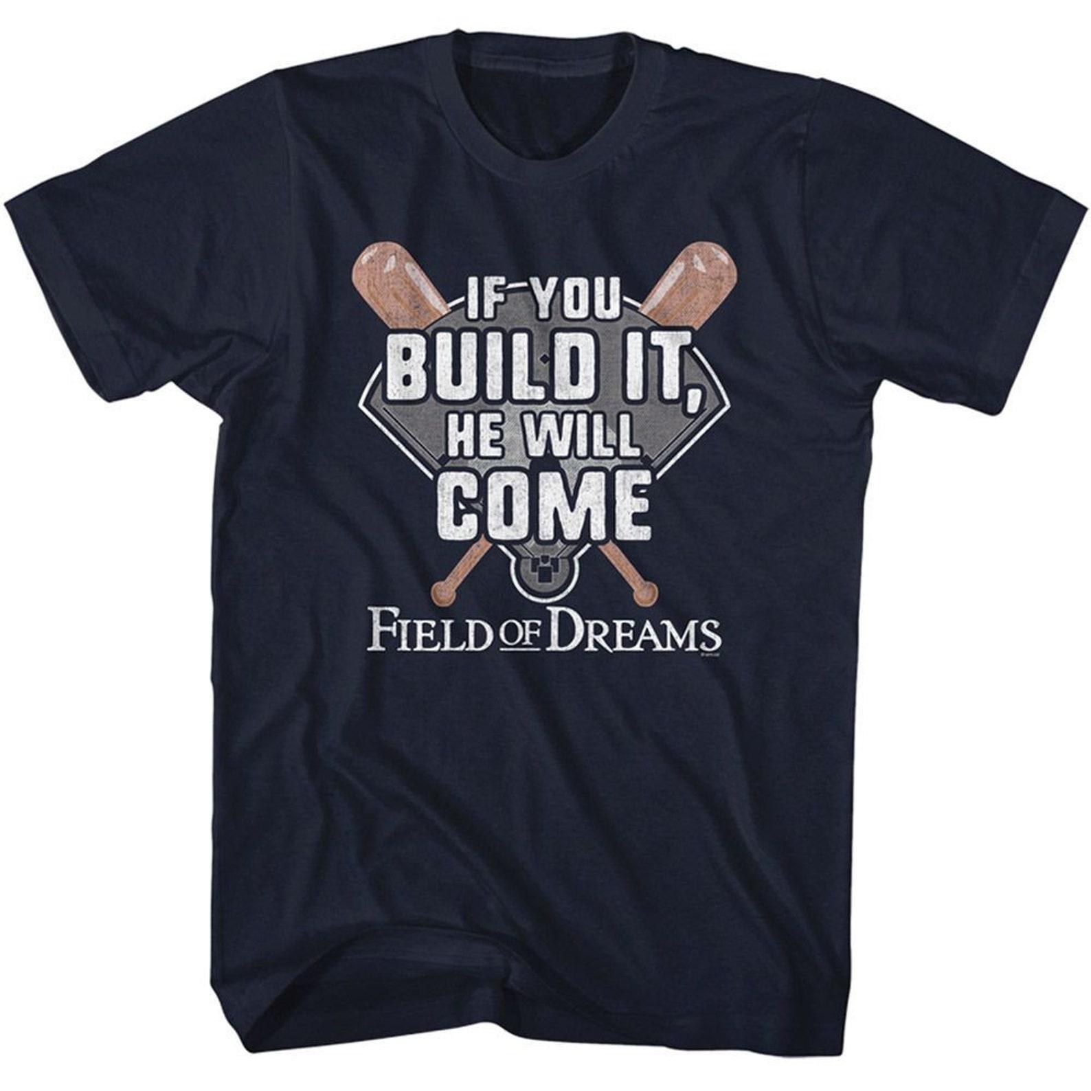 Field of Dreams If You Build It Navy Adult T-Shirt S