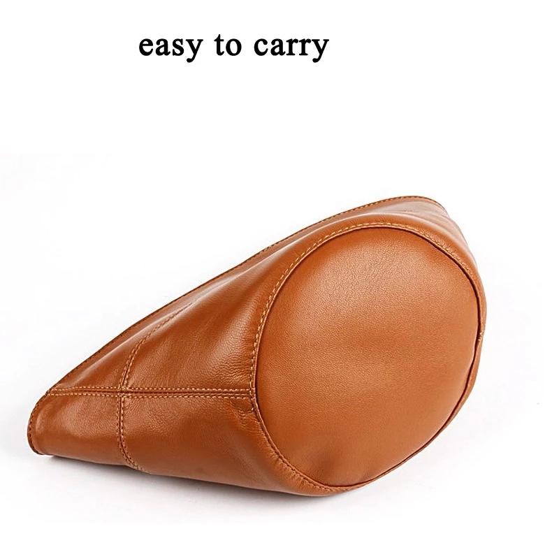 Japanese Niche Designer Retro Genuine Leather Women Bucket Hat Lady Candy Color Fisherman Gorro Man Cover Face Street Basin Cap