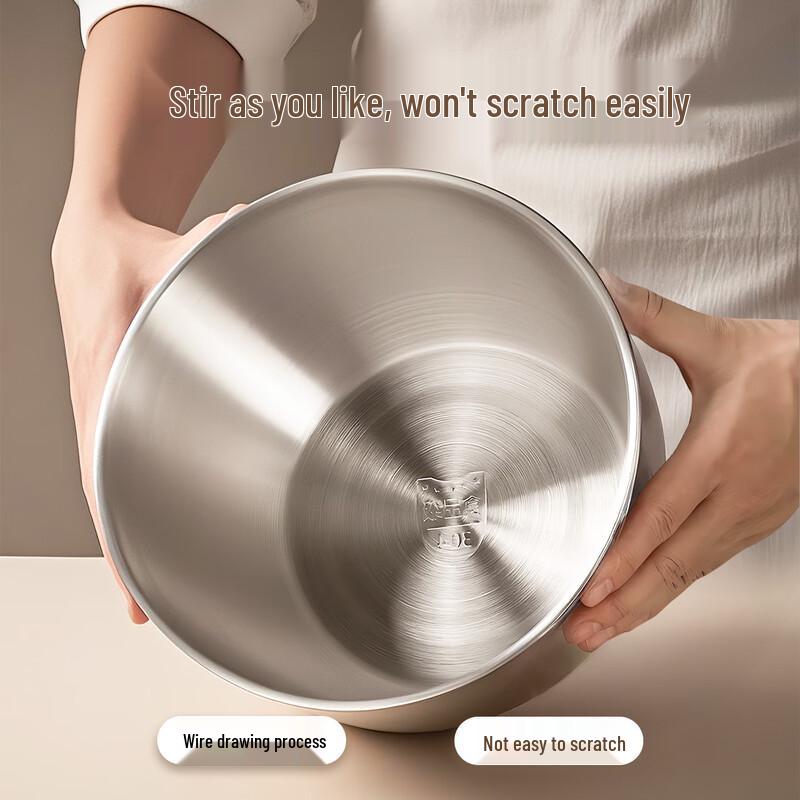 304 Stainless Steel Deep Mixing Bowl