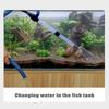 Electric Gravel Cleaner Aquarium Vacuum Cleaner Multifunction Fish Tank Vacuum Cleaning Tool for Water Changing Sand Washing Water Circulation