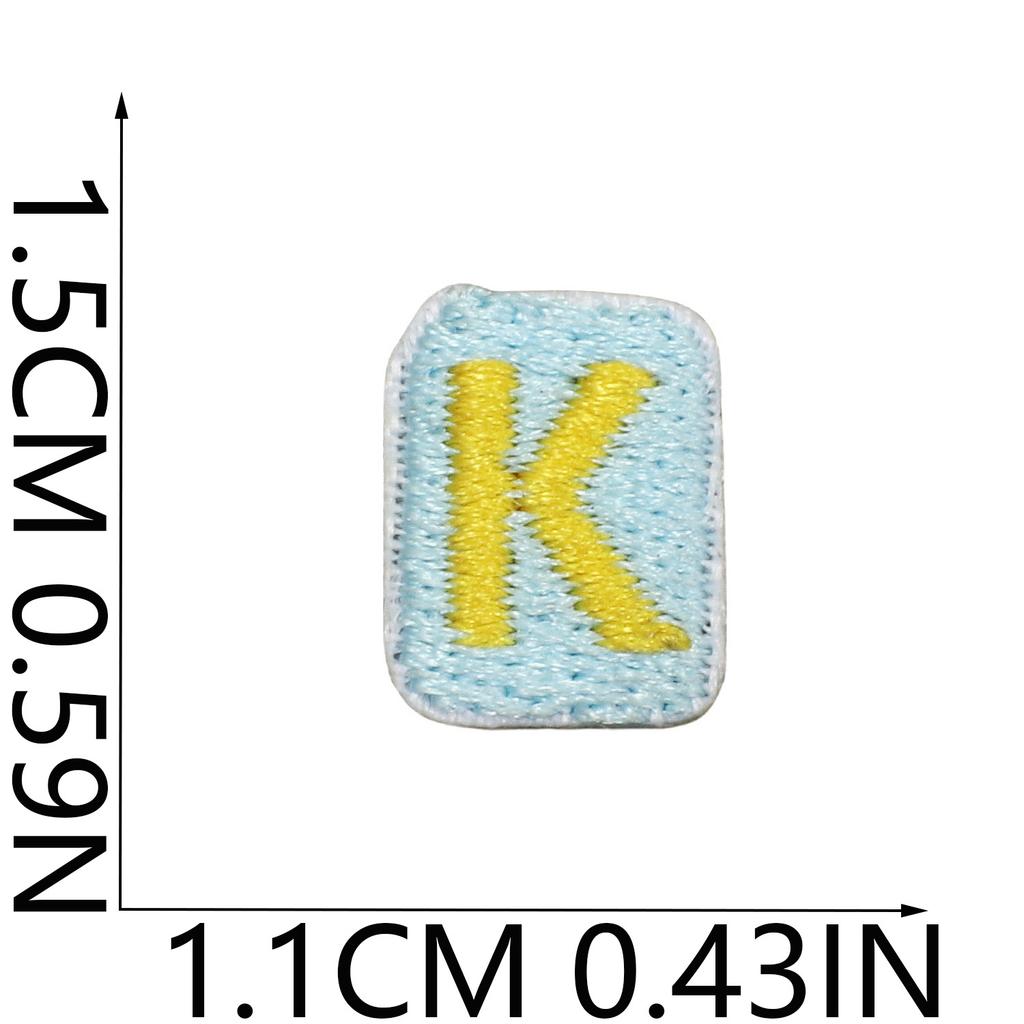 English Letter Embroidery Cloth Sticker Small Size Diy Pendant Decorative Patch Sticker Love Star Letter Embroidery Chapter Boy