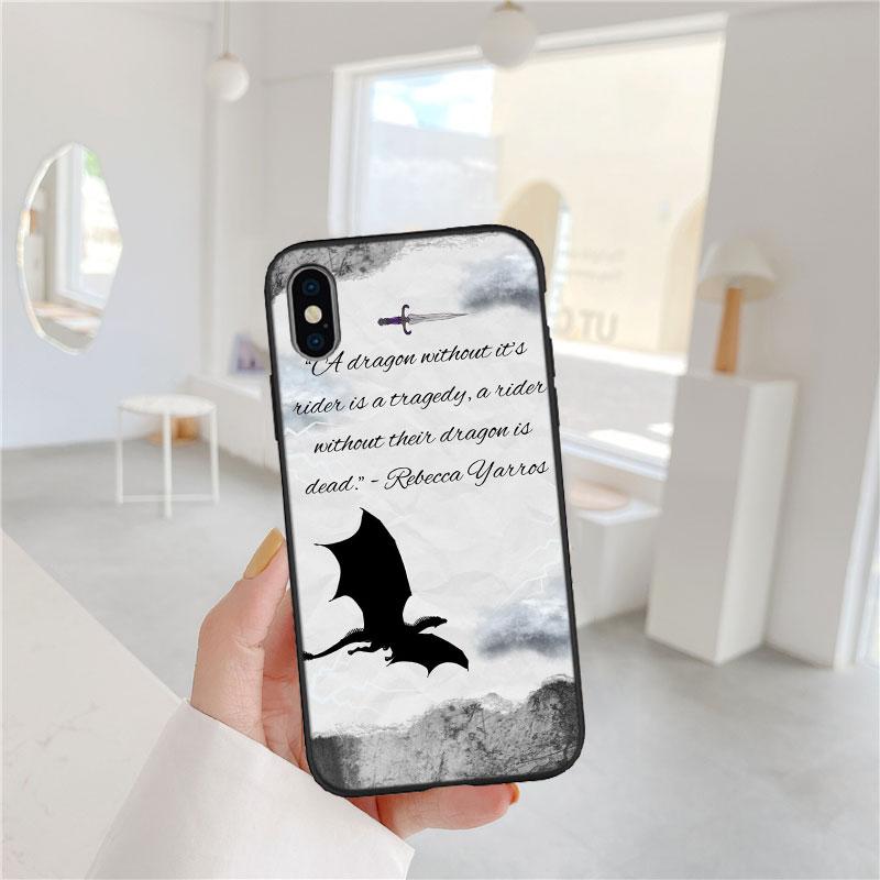 Fourth Wing Phone Case for Motorola Moto Edge Plus G54 E14 G04S G45 G54 G64S30 S50 X30 X40 X50 Ultra Pro Power