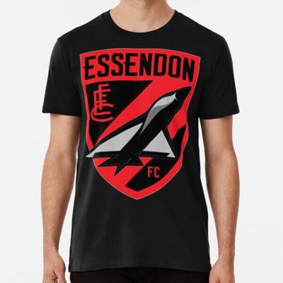 Essendon Football Club Classic Premium T-Shirt S bis 5XL Hergestellt in AU/USA T-Shirt