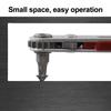 1 Stück Mini Ratsche Schraubenschlüssel Sechskant Torx Bidirektionale Steuerung für Einzel-/Doppelkopfschraubendreher Bohrer Werkzeug 1/4";(6,35 mm)