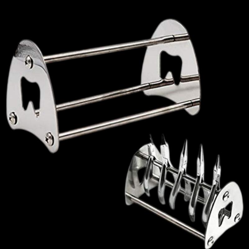 Dental Removable Plier Shelf Placement Rack Stainless Steel Stand Holder Rack for Orthodontic Forceps Scissors Dentist Lab Tool