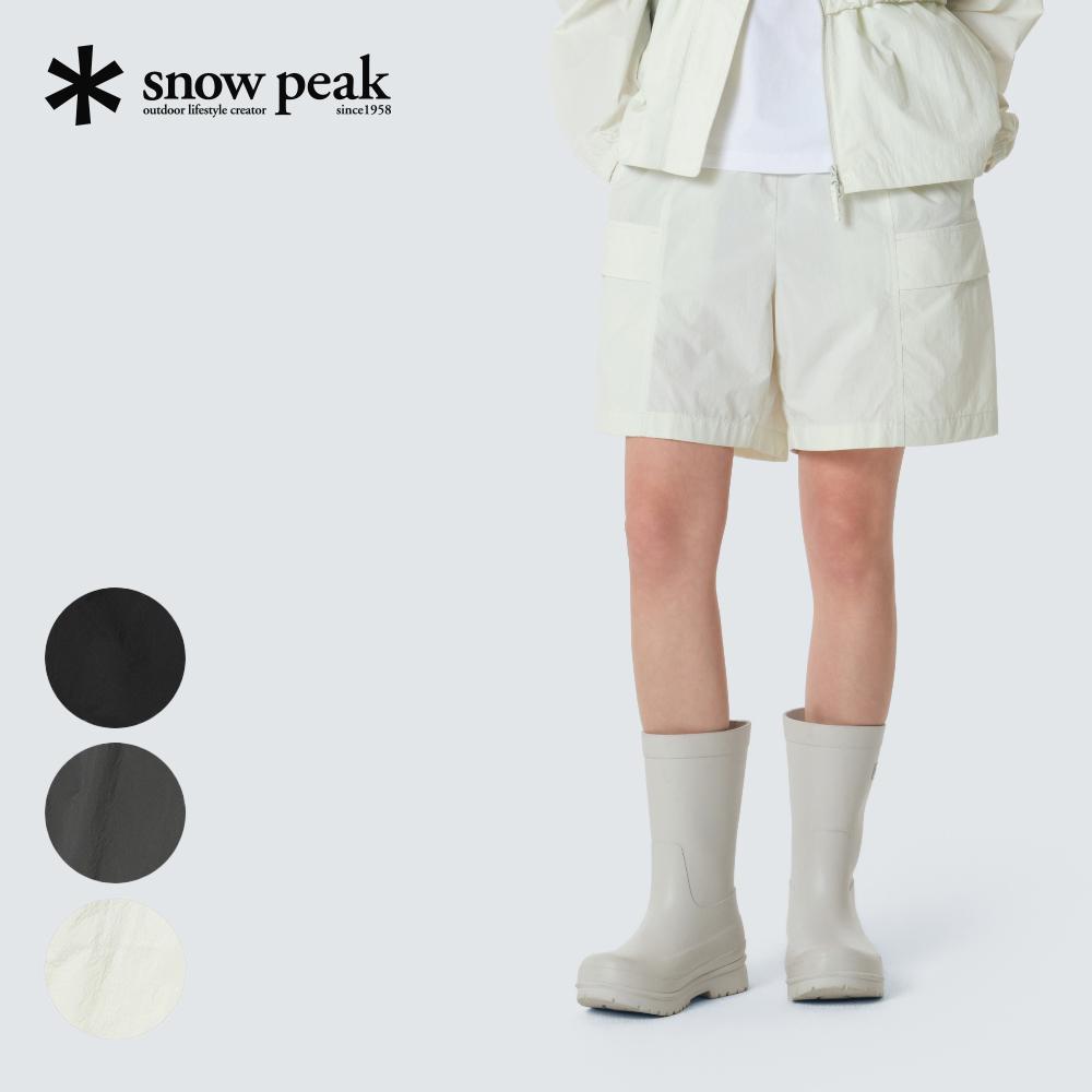 [Snowpeak] Lightweight Taslan Women s Shorts (S26MWLHP55) Black-70(S)